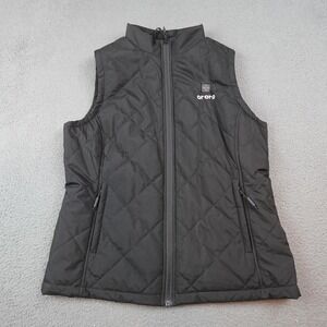 Ororo Heated Vest Womens Medium Black Quilted Insulated Zip No Battery